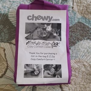 Cat in the bag, cloth cat carrier